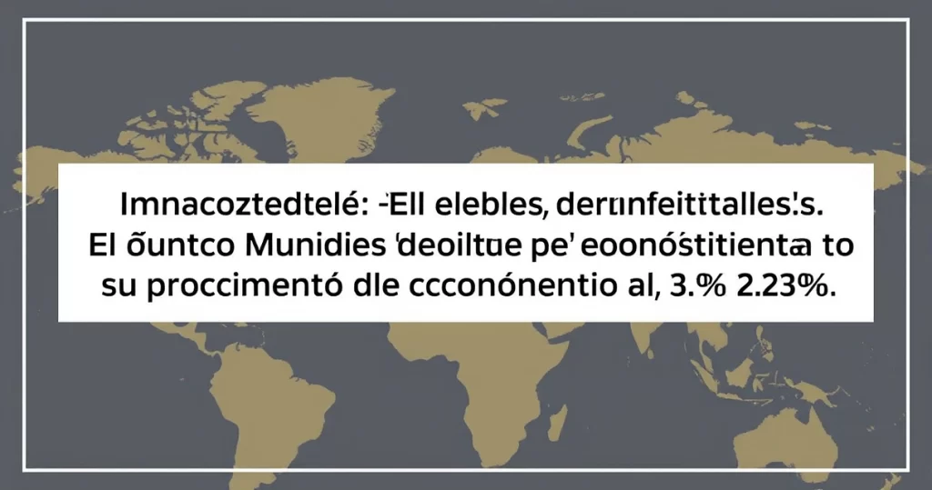 Impacto de las Guerras Comerciales: El Banco Mundial Reduce drásticamente su Pronóstico de Crecimiento Económico Global al 2.3% 7 featured 1749575653271
